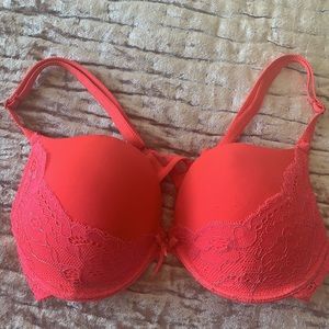 Hot Pink Push Up Bra